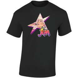 Jem Retro Graphic Unisex Soft Cotton Black T Shirt