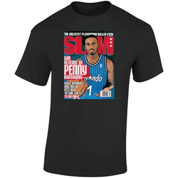 Slam Magazine Issue 30 Penny Hardaway Popular Basketball Magazine Grunge Look Retro Graphic Unisex Soft Cotton Black T Shirt