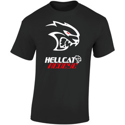 Dodge Challenger Redeye New 2019 Hell Cat Srt Hemi Logo Retro Graphic Unisex Soft Cotton Black T Shirt