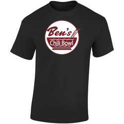 Ben's Chili Bowl Burger Food Fan Retro Graphic Unisex Soft Cotton Black T Shirt