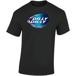 Dilly Dilly Bud Light Meaning Retro Graphic Unisex Soft Cotton Black T Shirt