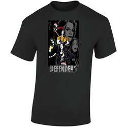 Marvel Studio The Defenders Retro Graphic Unisex Soft Cotton Black T Shirt