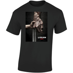 Logan Superhero Comic Movie Retro Graphic Unisex Soft Cotton Black T Shirt