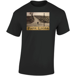 Papa Legba Retro Graphic Unisex Soft Cotton Black T Shirt