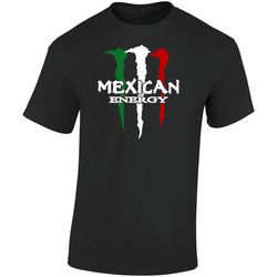 Mexican Energy 1 Black Retro Graphic Unisex Soft Cotton Black T Shirt Mexican Energy 1 Black Retro Graphic Unisex Soft Cotton Black T Shirt