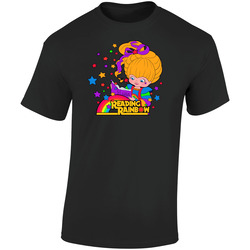 Rainbow brite t-shirt 80's cartoon tee Retro Graphic Unisex Soft Cotton Black T Shirt