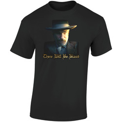 There Will Be Blood Daniel Day Lewis Retro Graphic Unisex Soft Cotton Black T Shirt