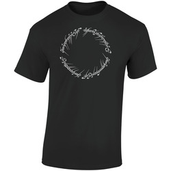 The Lord Of The Rings One Ring Cool Retro Graphic Unisex Soft Cotton Black T Shirt