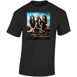 Pretty Little Liars Teen Drama Tv Show Retro Graphic Unisex Soft Cotton Black T Shirt