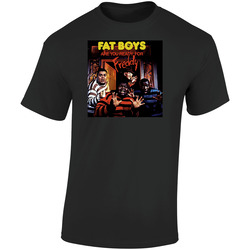 Fat Boys Vintage 80s Retro Graphic Unisex Soft Cotton Black T Shirt