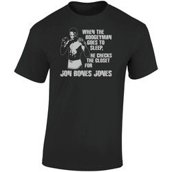 Jon Bones Jones Mma Ultimate Fighter Retro Graphic Unisex Soft Cotton Black T Shirt