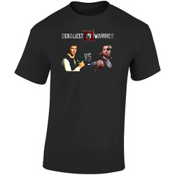Han Solo Vs Snake Plissken Retro Graphic Unisex Soft Cotton Black T Shirt