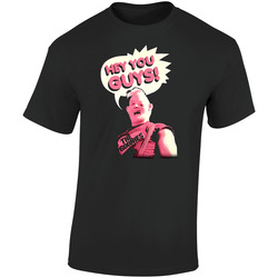 Goonies Hey You Guys Retro Graphic Unisex Soft Cotton Black T Shirt