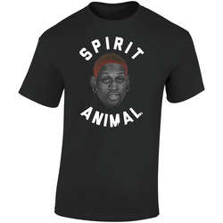 Dennis Rodman Spirit Animal Chicago Basketball Fan V3 Retro Graphic Unisex Soft Cotton Black T Shirt