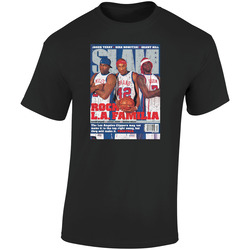 Slam Magazine Issue 57 Elton Brand Lamar Odom Darius Miles Popular Basketball Magazine Grunge Look Retro Graphic Unisex Soft Cotton Black T Shirt