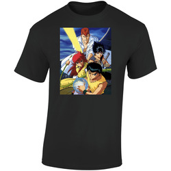 Yu Yu Hakusho Anime Tv Show  Cool Fan Retro Graphic Unisex Soft Cotton Black T Shirt