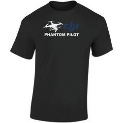 Dji Phantom Pilot Retro Graphic Unisex Soft Cotton Black T Shirt