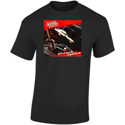 April Wine Album Cover Harder Faster Retro Graphic Unisex Soft Cotton Black T Shirt