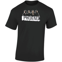 Phoenix Band Concert Retro Graphic Unisex Soft Cotton Black T Shirt