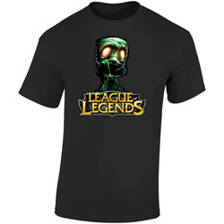 Amumu Splash Leauge Of Legends Retro Graphic Unisex Soft Cotton Black T Shirt