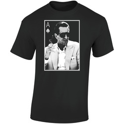 Casino Sam Ace Rothstien Deniro Gangster Retro Graphic Unisex Soft Cotton Black T Shirt