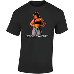Saved By The Bell Kelly Kapowski Tv Retro Graphic Unisex Soft Cotton Black T Shirt