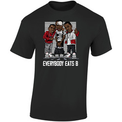 Paid In Full Everybody Eats B Cult Classic Movie Retro Graphic Unisex Soft Cotton Black T Shirt