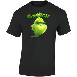 The Grinch  Dr Seuss 2018 Movie Retro Graphic Unisex Soft Cotton Black T Shirt
