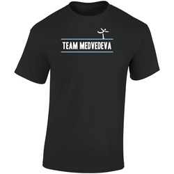 Evgenia Medvedeva Olympic Athletes From Russia  Team Winter Olympic Athlete Figure Skating Fan Retro Graphic Unisex Soft Cotton Black T Shirt