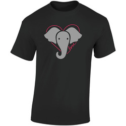 Save The Animals Love Heart Animal Rights Retro Graphic Unisex Soft Cotton Black T Shirt