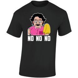 No No No Retro Graphic Unisex Soft Cotton Black T Shirt