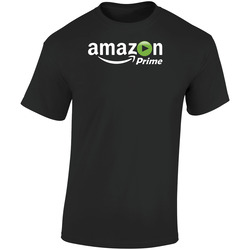 Tl Amazon Prime Channel Rev 1 200117 Retro Graphic Unisex Soft Cotton Black T Shirt