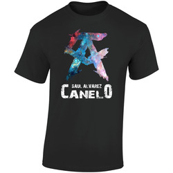 Canelo Galaxy Retro Graphic Unisex Soft Cotton Black T Shirt