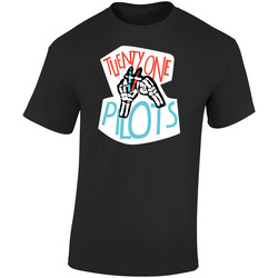 21 Pilots Twenty One American Musical Duo Band Retro Graphic Unisex Soft Cotton Black T Shirt