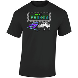 Rc Pro Am Opening Screen Retro Video Game Retro Graphic Unisex Soft Cotton Black T Shirt