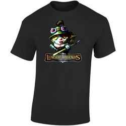 Teemo The Swift Scout League Of Legends Retro Graphic Unisex Soft Cotton Black T Shirt