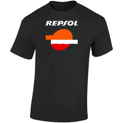 Repsol Retro Graphic Unisex Soft Cotton Black T Shirt