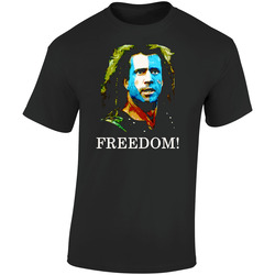 Braveheart Movie Retro Graphic Unisex Soft Cotton Black T Shirt