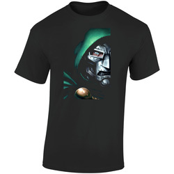 Doctor Doom Comics Villain Retro Graphic Unisex Soft Cotton Black T Shirt