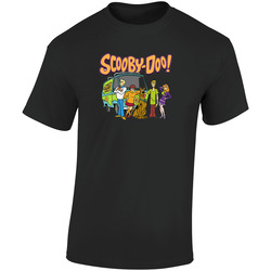 Men's Scooby Doo Vintage Cartoon Retro Graphic Unisex Soft Cotton Black T Shirt