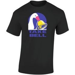 Goose Black Retro Graphic Unisex Soft Cotton Black T Shirt