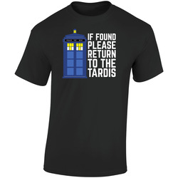 Dr. who t-shirt tardis tee Retro Graphic Unisex Soft Cotton Black T Shirt