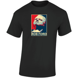 Rob Ford Crack Hope Style Retro Graphic Unisex Soft Cotton Black T Shirt