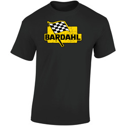 Bardahl Automobile Car Parts Cool Distressed Style Brand Logo Emblem  Retro Graphic Unisex Soft Cotton Black T Shirt