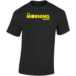 The Morning Show Apple Tv  Retro Graphic Unisex Soft Cotton Black T Shirt