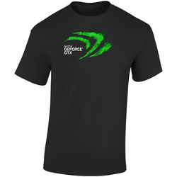 Nvidia Geforce Gtx  Retro Graphic Unisex Soft Cotton Black T Shirt