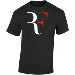 Tee RF Roger Federer Rafael Nadal Tennis Perfect T-Shirt Size S - 6XL  Retro Graphic Unisex Soft Cotton Black T Shirt