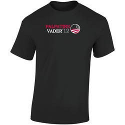Palpatine Vader 2012 -vote For President 2012  Retro Graphic Unisex Soft Cotton Black T Shirt