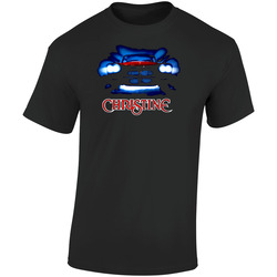 Christine Horror Movie Car Stephen King  Retro Graphic Unisex Soft Cotton Black T Shirt