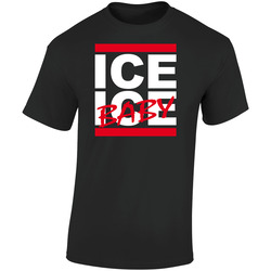 Ice Ice Baby Vanilla Ice Hip Hop Rap  Retro Graphic Unisex Soft Cotton Black T Shirt